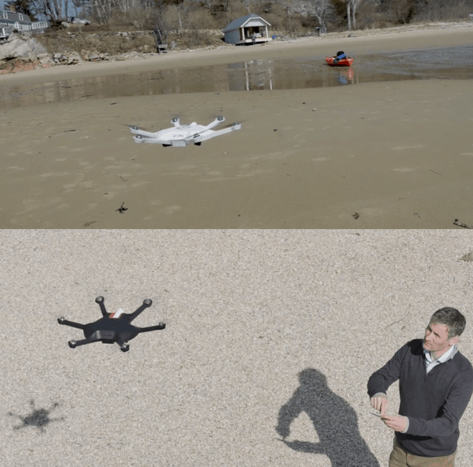 Demonstration flights using the LVL1 prototype