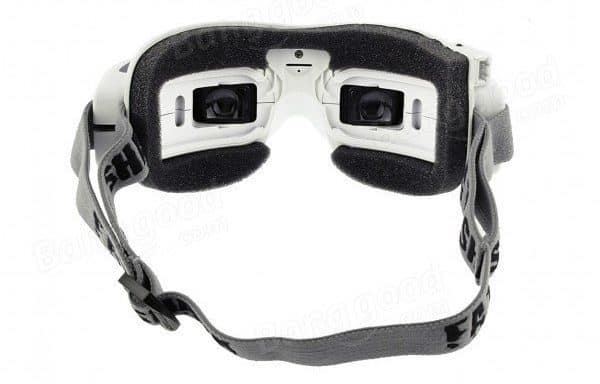 Fat Shark HD3 (HD v3) FPV Goggles - Rear View