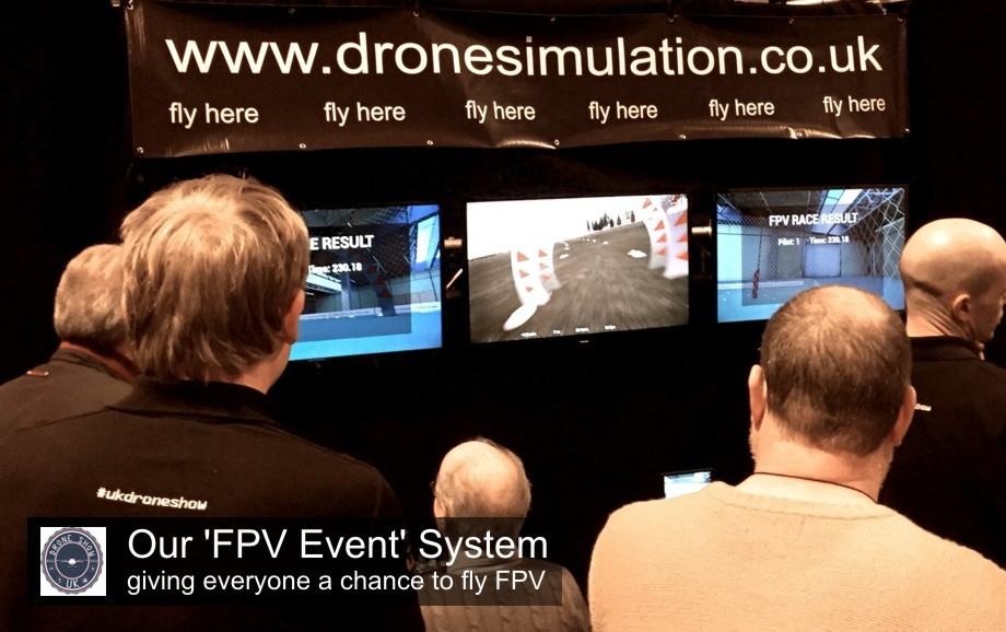 The dedicated Drone Simulation Area at the UK Drone Show