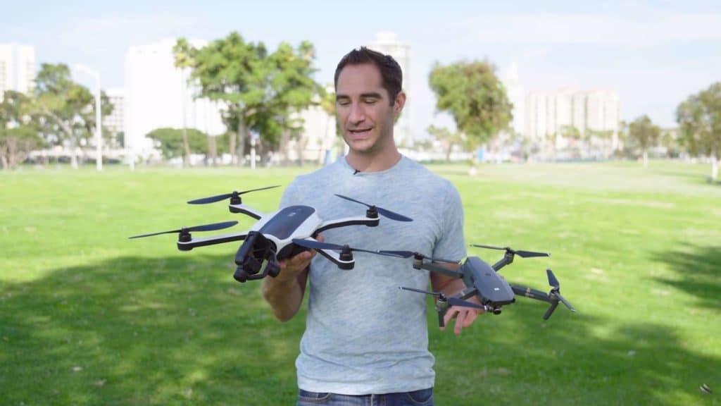 Brent Rose from WIRED comparing the DJI Mavic Pro with the GoPro Karma