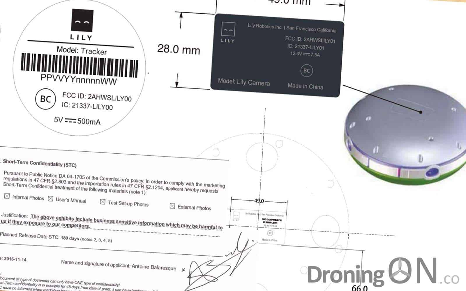 Lily Drone's FCC application is approved but still no communication