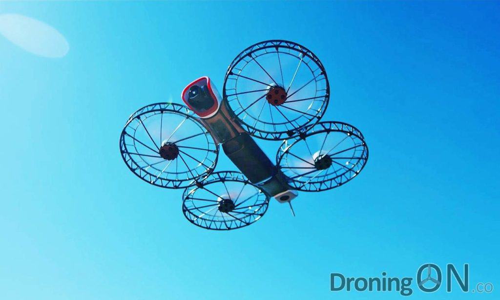 Snap from Vantage Robotics being flown during beta testing.