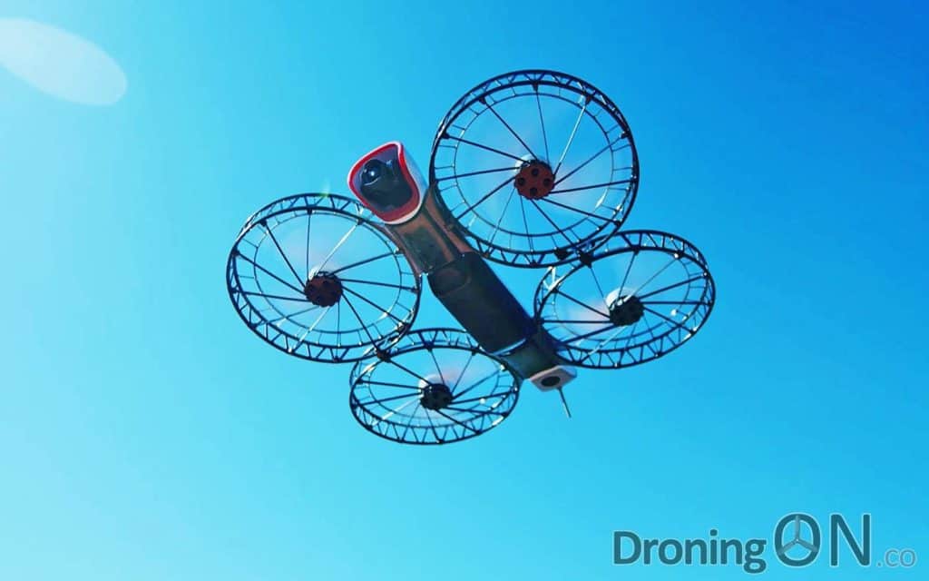 Snap from Vantage Robotics being flown during beta testing.