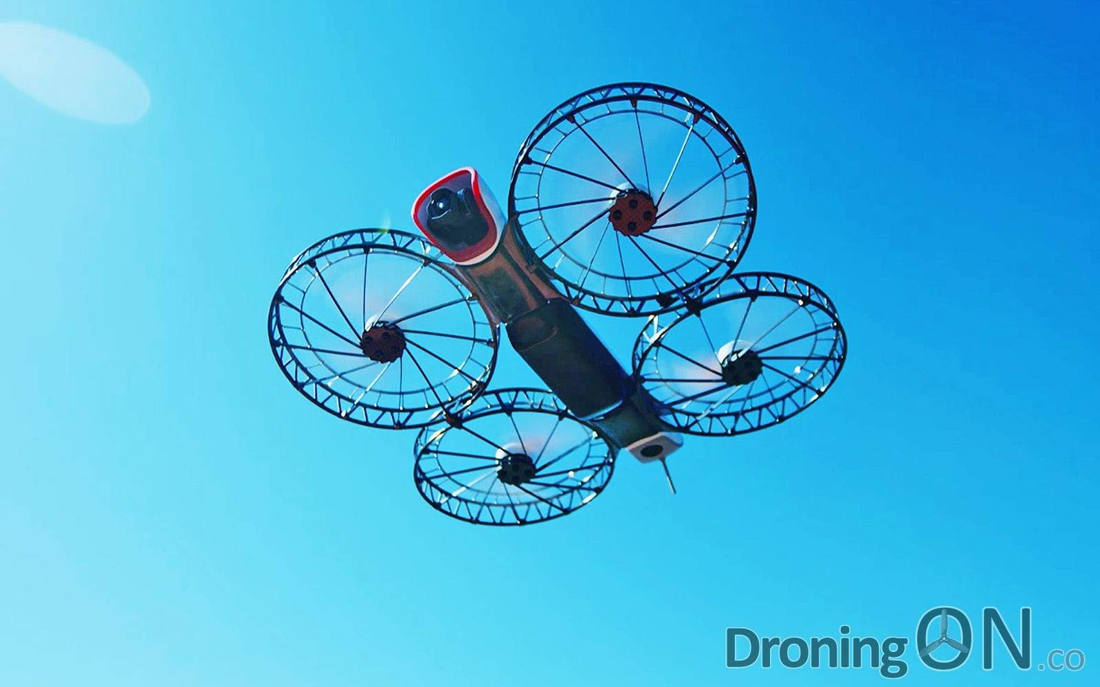 Snap from Vantage Robotics being flown during beta testing.