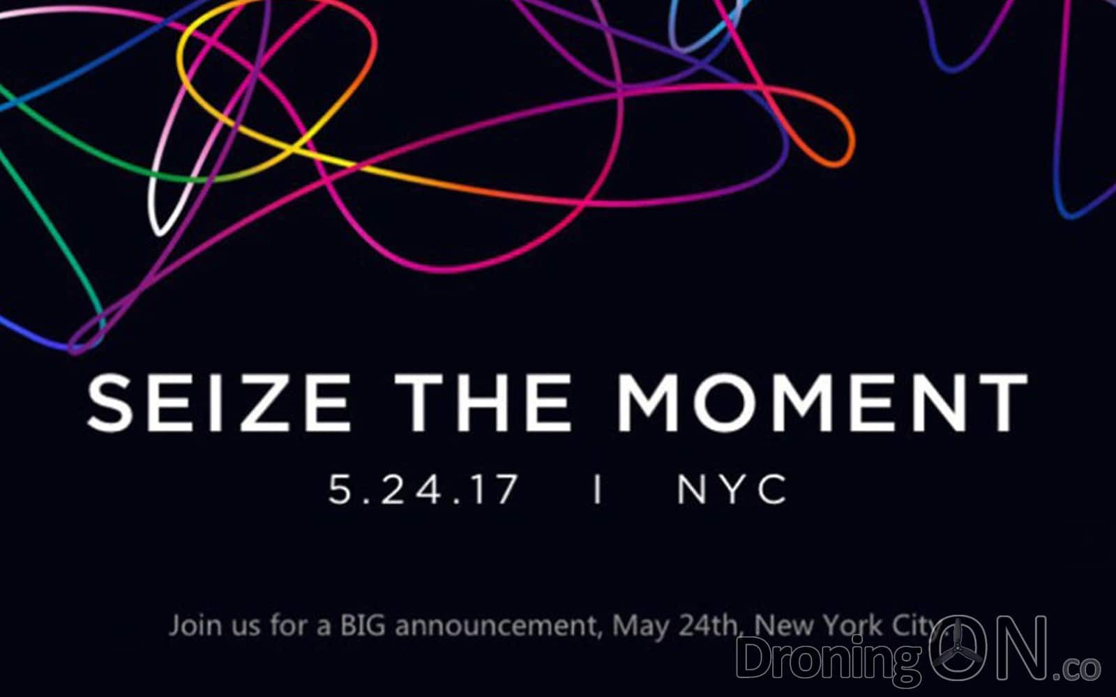 DJI "Seize The Moment", awaiting the forthcoming announcement of the DJI Spark