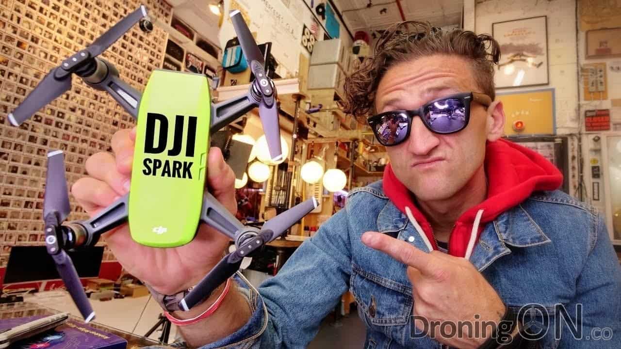 Casey Neistat, notorious for flying drones within American airspace without adequate certification.