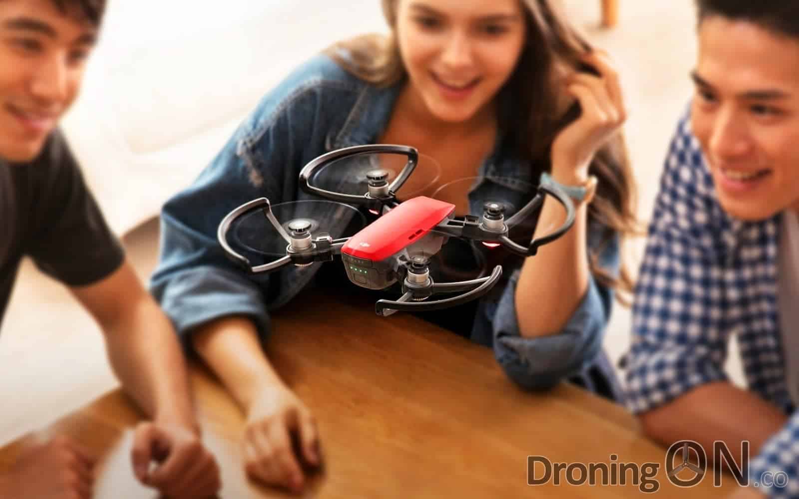 DJI launch the DJI Spark drone, a portable drone for selfies.