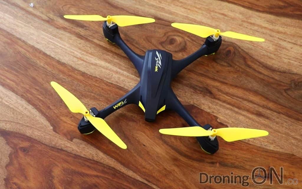 The $99/£80 HubSan H507A X4 Star, a GPS drone with 'Follow Me', 'Circle', Return To Home' and many other features.