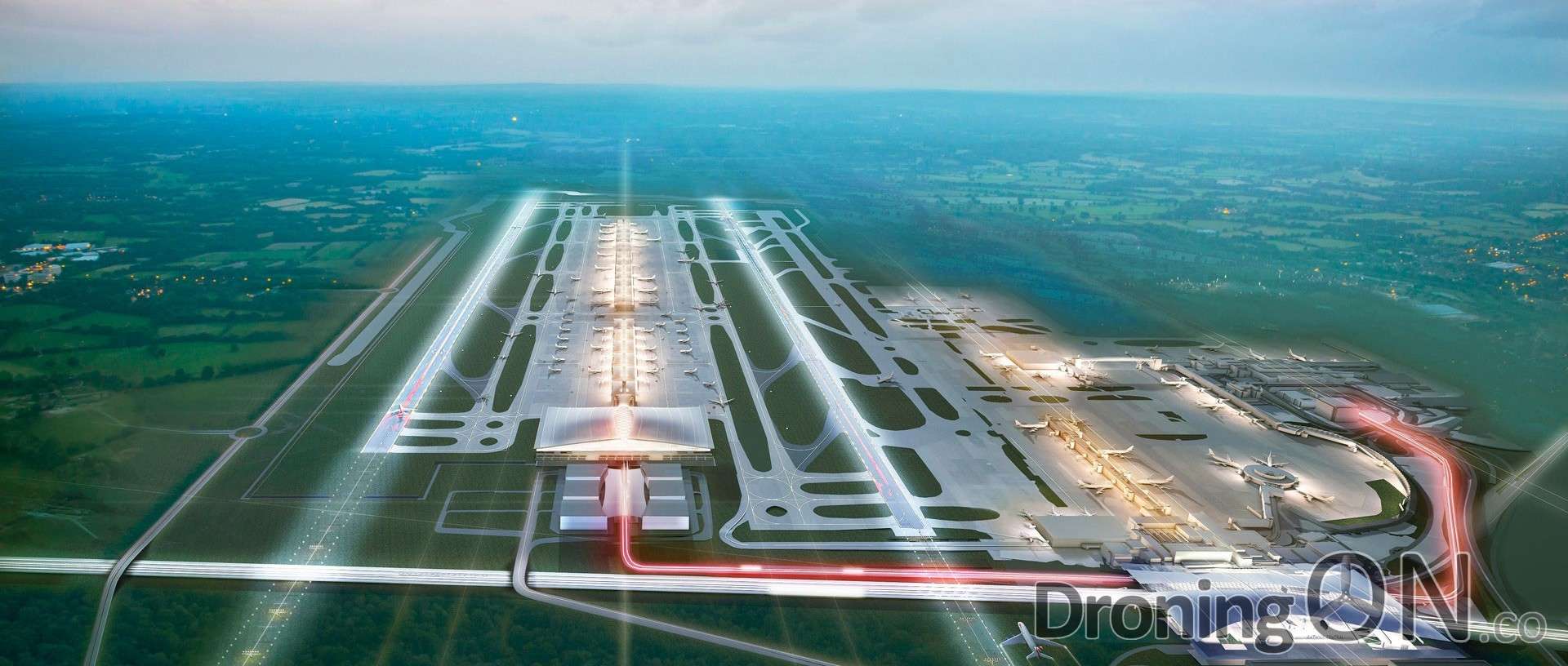 Gatwick Airport, the site of the drone scare this past week.