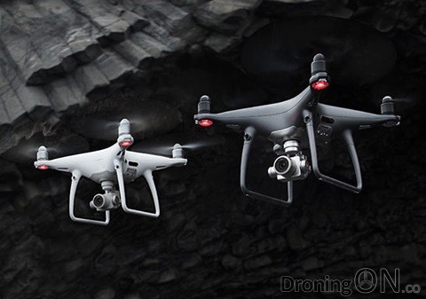 The new DJI Phantom 4 Professional 'Black Edition'.