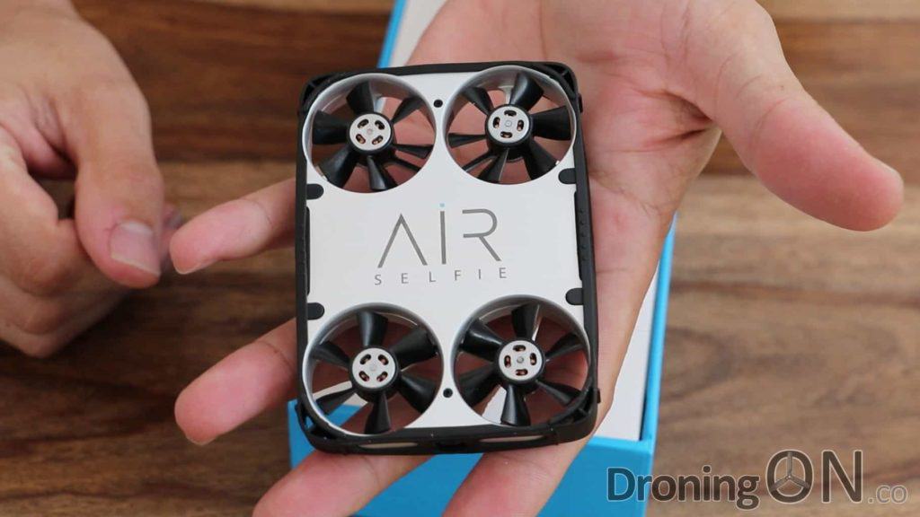 AirSelfie during the unboxing review, impressive packaging but is the drone as impressive.