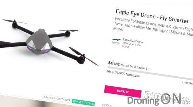 Failed Gobe Drone Continues Scam On IndieGoGo As Eagle Eye Drone Project