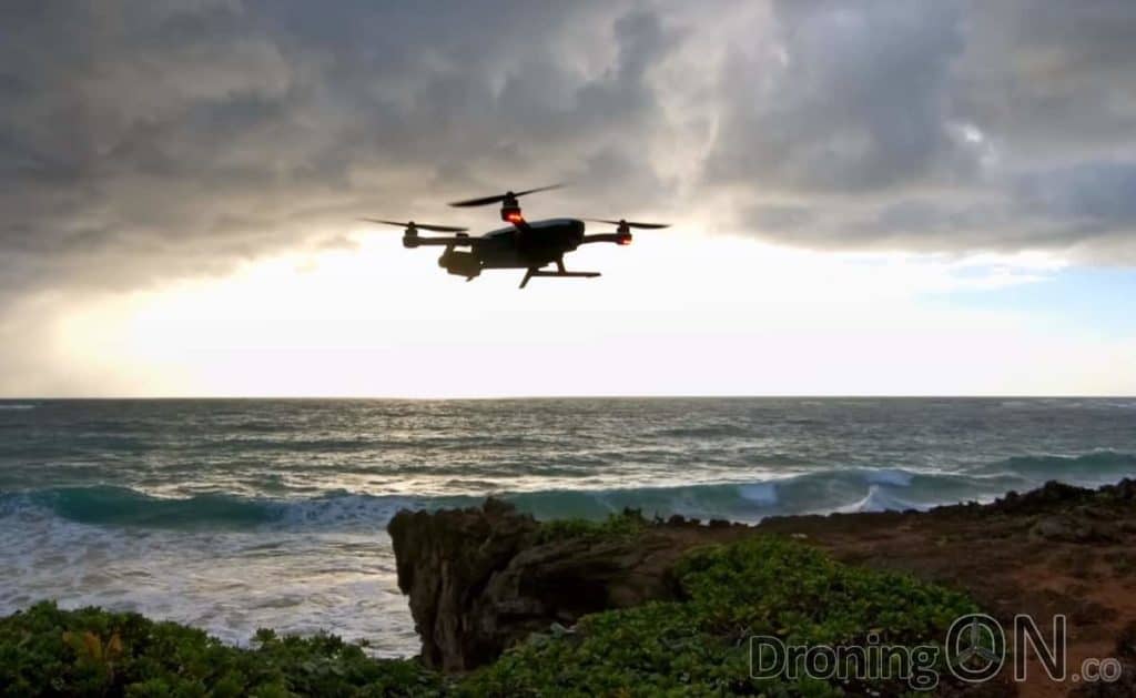 The GoPro Karma drone fitted with the new Hero6 camera, capable of capturing up to 4K @ 60fps