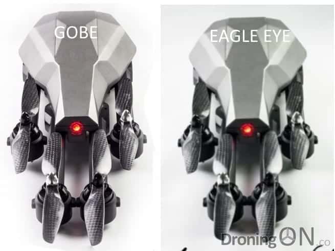 Spot the difference, the Gobe and Eagle Eye drone as the same unit.
