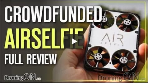 YouTube thumbnail for the AirSelfie review.