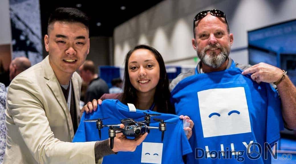 Lily Next-Gen revealed and demonstrated by the Mota Group team as the World Drone Expo in San Jose.