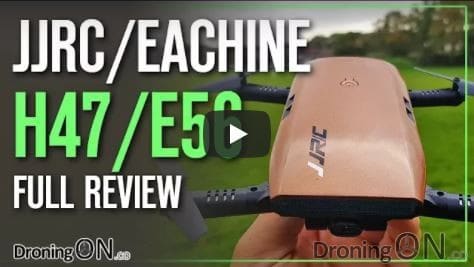 YouTube thumbnail for the JJRC H47 Review