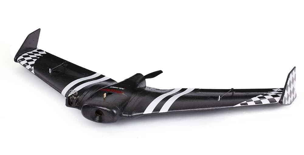 The Sonic Modell AR Wing 900mm in its fully built form, an ultra-fast wing supplied with all servos and even motor.