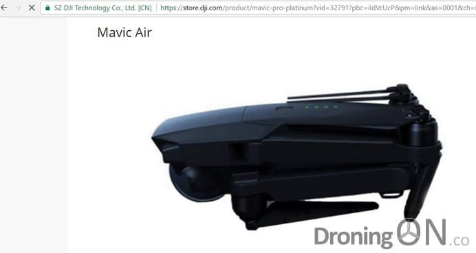 DJI Mavic Air Hoax/Scam