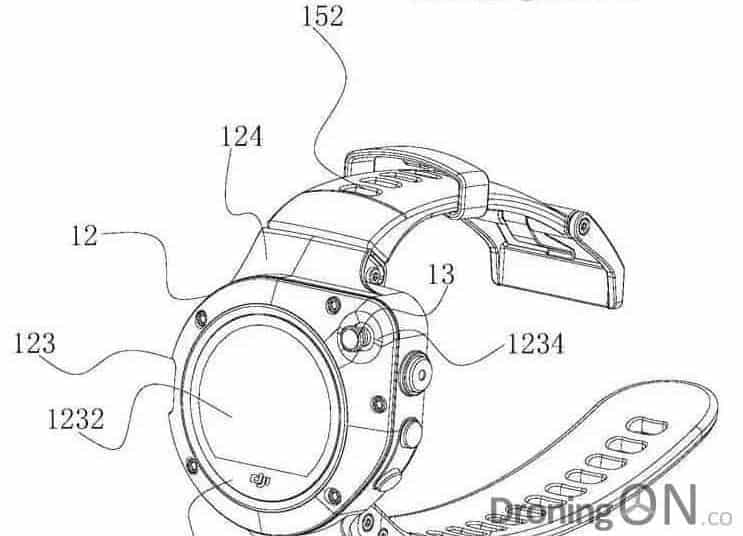 a technical drawing of the rumoured DJI Smart Watch, its context unknown at this time but hopefully with more information to arrive soon.
