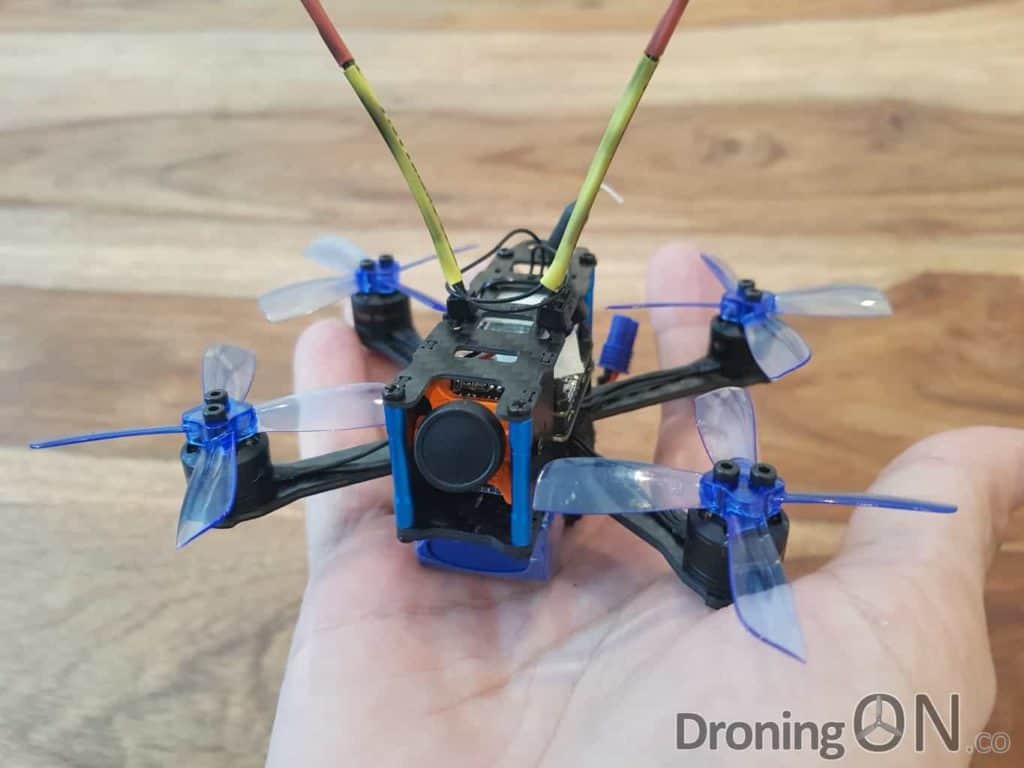 The tiny AuroraRC QAV105, a brushless speedster, featuring the awesome Runcam Swift Mini.