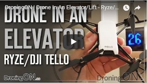 YouTube Thumbnail for the Tello lift experiment
