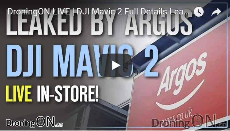 Youtube thumbnail for the DJI Mavic 2 Pro and Zoom Leaks by Argos