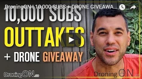 YouTube thumbnail for the story DroningON finally reach 10000 youtube subcribers