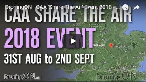 YouTube thumbnail for the CAA 2018 Share The Air event
