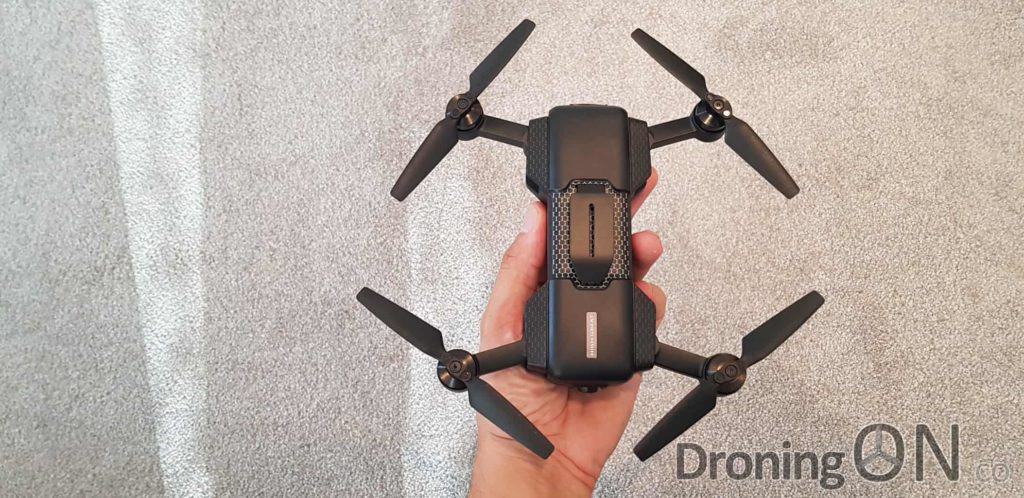 The High Great Mark drone, small, compact, folding and under 200g.