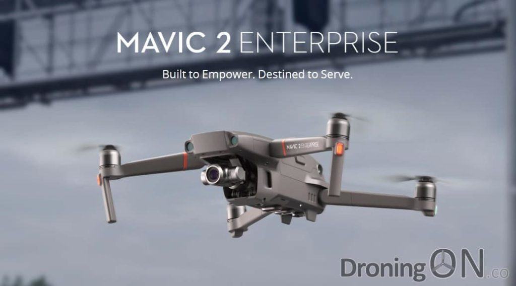 The new DJI Mavic 2 Enterprise, launched today and focused on the commercial enterprise sector