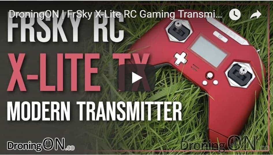 YouTube Thumbnail for the X-Lite FrSky transmitter