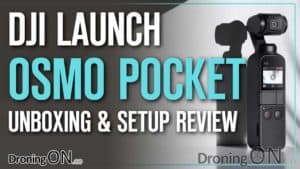 YouTube Thumbnail for our unboxing review of the Osmo Pocket.