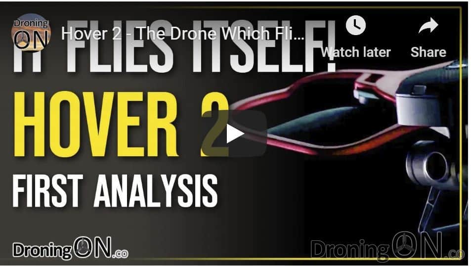 YouTube Thumbnail for Hover 2 Drone Review