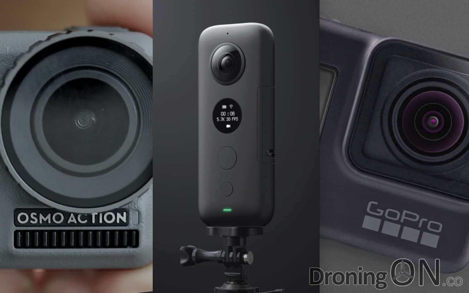 The DJI Osmo Action, Insta360 One X and the GoPro Hero 7 Black are all top-of-the-range action cameras, but how do they compare?