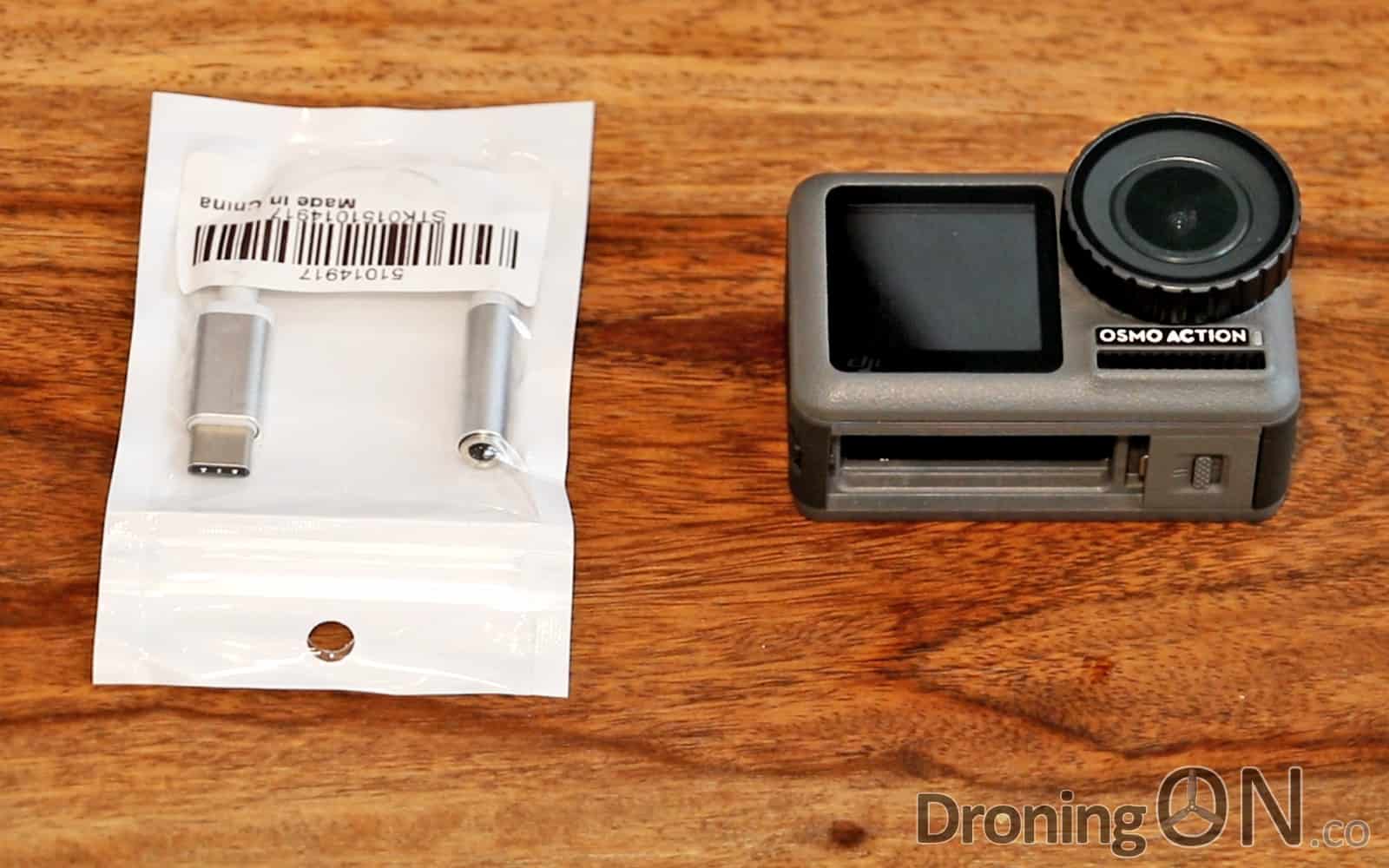 The DJI Osmo Action camera, will it work with third-party 3.5mm USB-C adapters, or not?