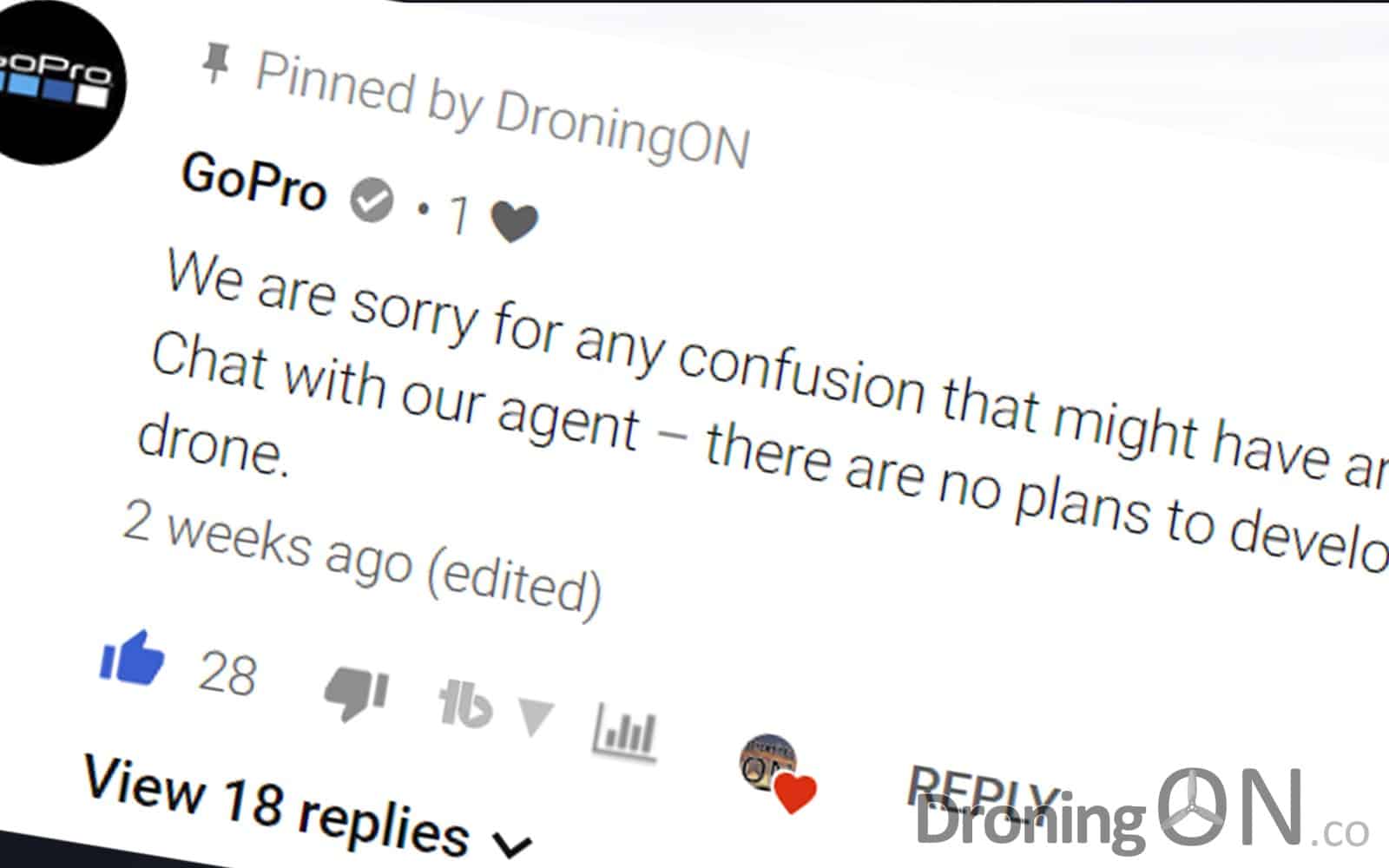 GoPro Response For GoPro Karma 2 Drone Rumours