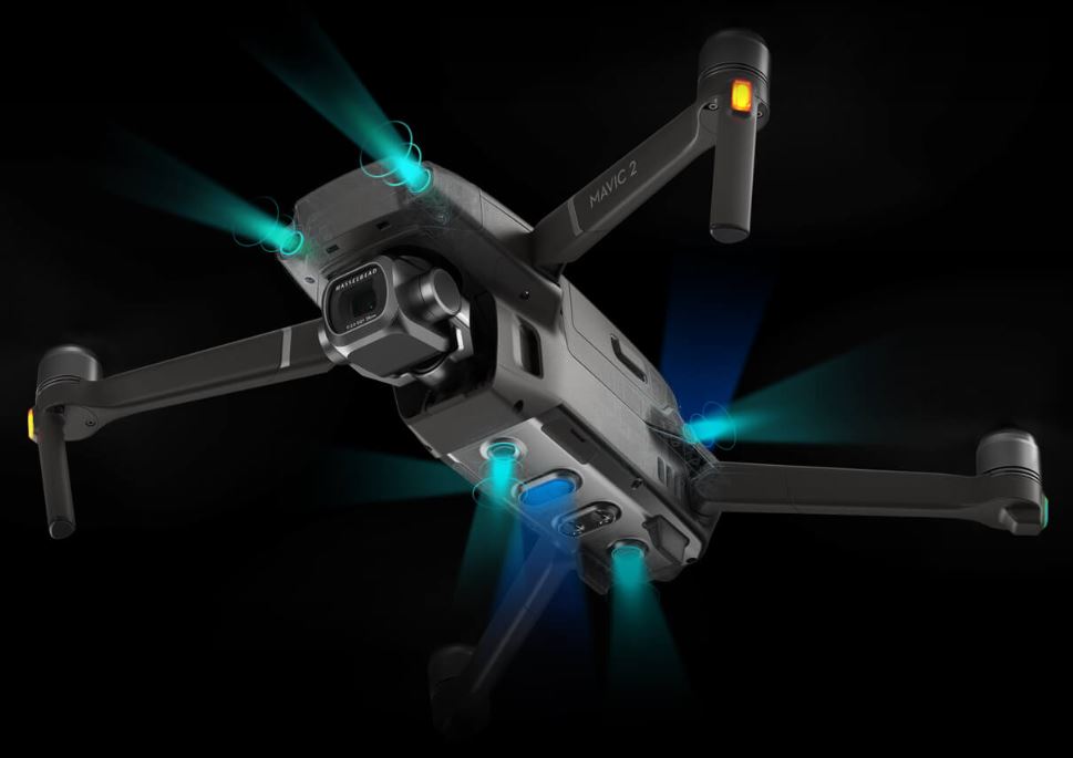 The impressive DJI Mavic 2 Pro, show-casing it's Obstacle Avoidance system.