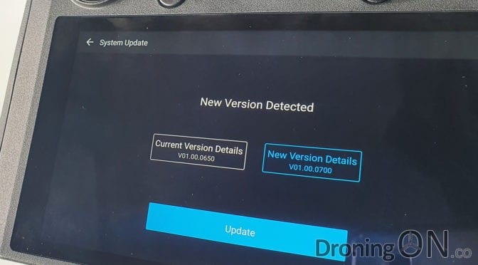 DJI Smart Controller New Firmware v01.00.0700 Adds Phantom 4 v2.0 And DJI Goggles Support