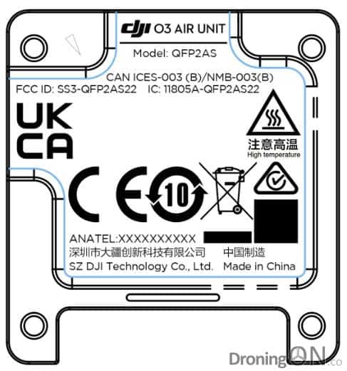DJI O3 Air Unit FPV