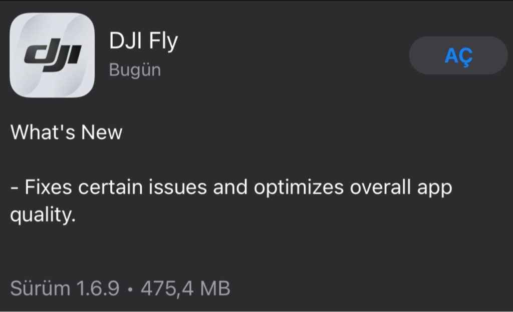 DJI Fly on the Google Play Store